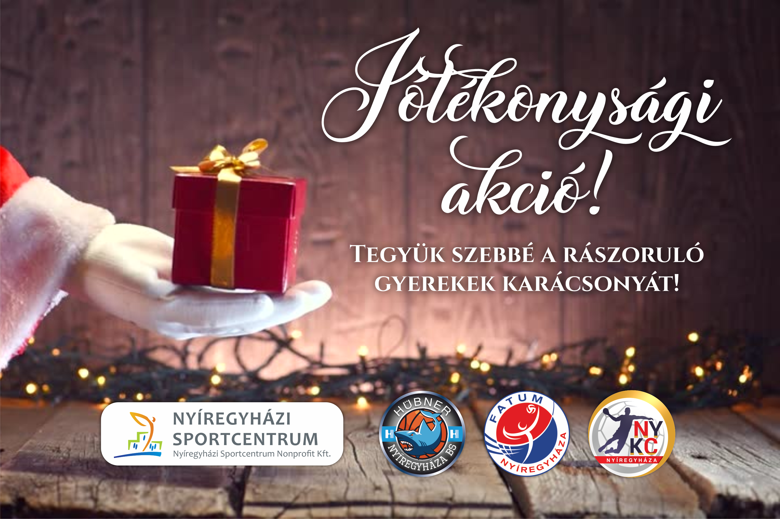 Idén is jótékonykodik csapatunk!